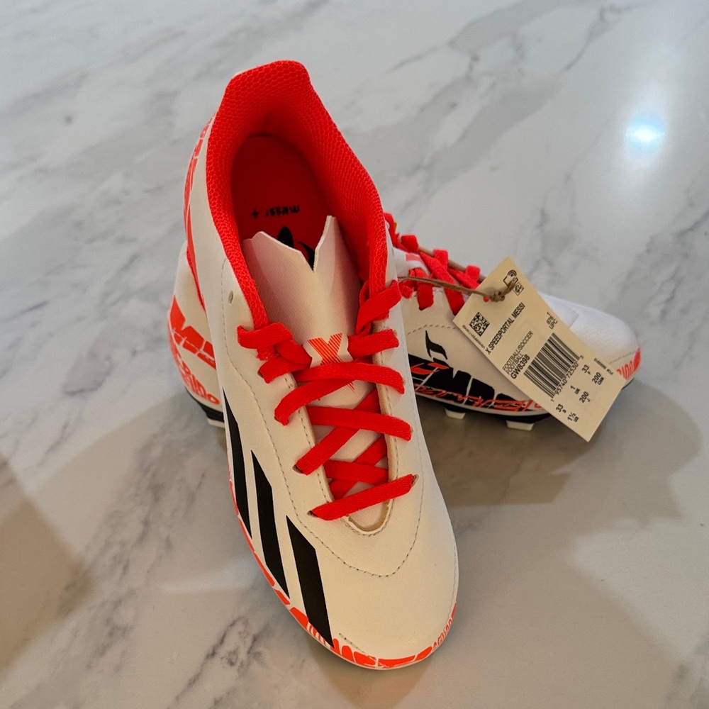 adidas Kids Sneakers - Red, Black, and White